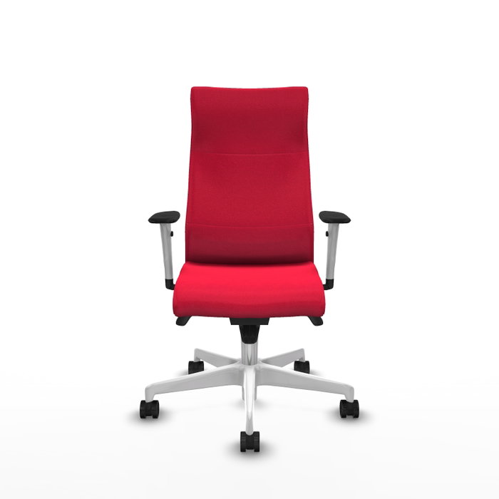 Piqueras Y Crespo Fauteuil de bureau Albacete, Rouge, Mécanisme Synchrone