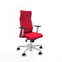Piqueras Y Crespo Fauteuil de bureau Albacete, Rouge, Mécanisme Synchrone