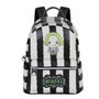 Karactermania - Sac à dos Heady Bitelchús / Beetlejuice Stripes - Sac à dos urbain PVC avec compartiments - 24.5 x 15 x 29 cm - Blanc