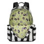 Karactermania - Sac à dos Heady Bitelchús / Beetlejuice Stripes - Sac à dos urbain PVC avec compartiments - 24.5 x 15 x 29 cm - Blanc