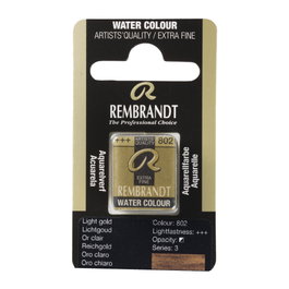 Rembrandt Aquarelle en pastille Or clair 802