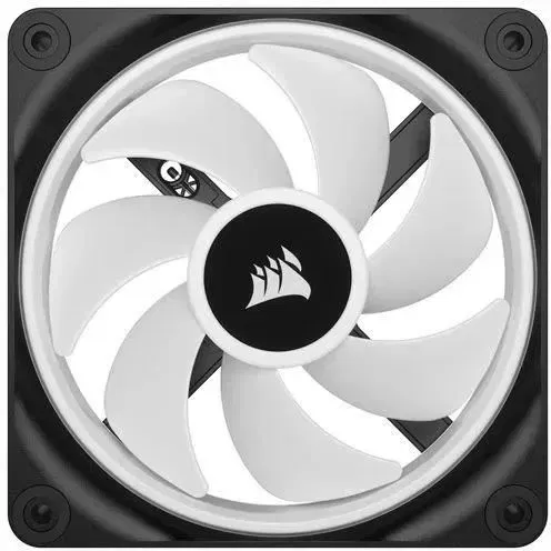 Corsair Ventilateur de PC CO-9051001-WW 120 mm PWM RGB Noir ou Blanc, Vitesse 480-2400 tr/min