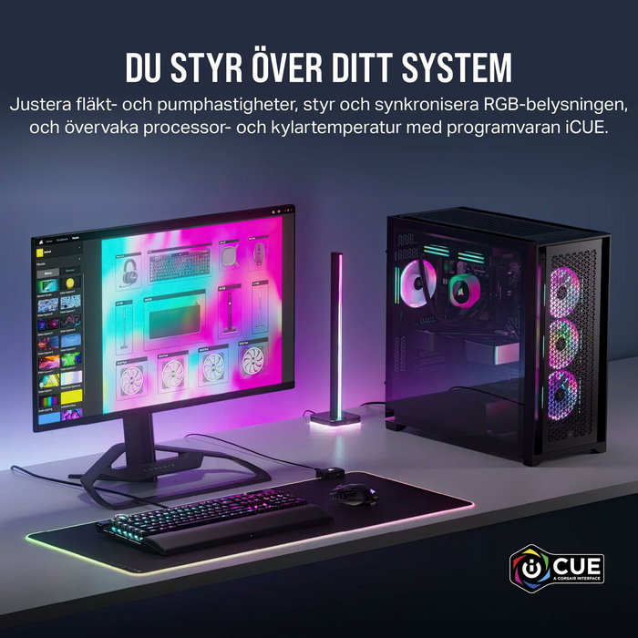 Corsair iCUE LINK QX120 RGB CO-9051001-WW Noir