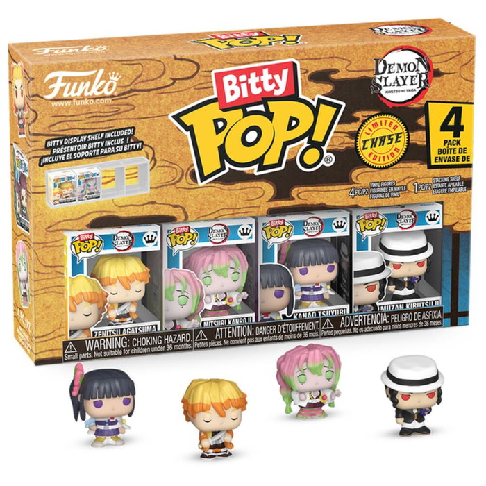 Funko Bitty POP! Demon Slayer: Kimetsu no Yaiba Lot de 4 figurines Zenitsu Funko Bitty POP! Demon Slayer: Kimetsu no Yaiba Lot de 4 figurines Zenitsu