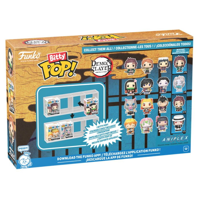 Funko Bitty POP! Demon Slayer: Kimetsu no Yaiba Lot de 4 figurines Zenitsu Funko Bitty POP! Demon Slayer: Kimetsu no Yaiba Lot de 4 figurines Zenitsu