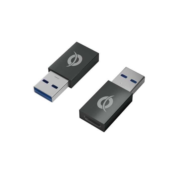 Conceptronic DONN10G Adaptateur USB-A vers USB-C, Lot de 2 Conceptronic DONN10G Adaptateur USB-A vers USB-C, Lot de 2