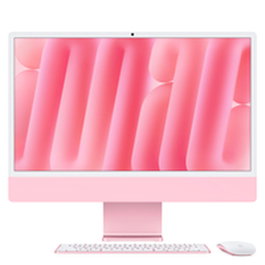 Apple iMac 24 pouces Retina 4.5K - Puce M4 - 16 Go RAM - 256 Go SSD - Rose