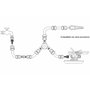SATURNIA Adaptateur de tuyau Soft Touch 3/4" - 1/2"
