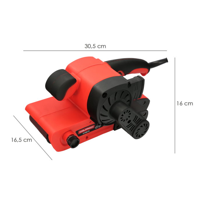 WOLFPACK LINEA PROFESIONAL Ponceuse à bande 800W