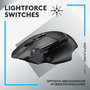 Logitech Souris Gaming G502 X LIGHTSPEED Sans Fil (910-006180) - Capteur Héro 25K, Rétroéclairage RGB, 11 Boutons Programmables
