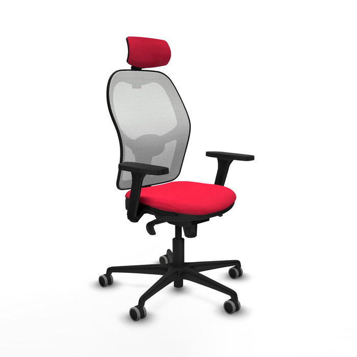 Piqueras y Crespo Chaise de Bureau 3D036G2 Rouge avec Appui-tête Piqueras y Crespo Chaise de Bureau 3D036G2 Rouge avec Appui-tête