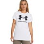 T-shirt à manches courtes femme Under Armour UA Sportstyle Logo Blanc 13-14 Ans