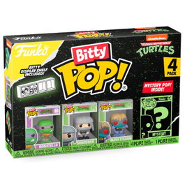 FUNKO Bitty Pop! Tortues Ninja Donatello - Lot de 4 figurines