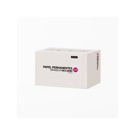 Bifull - Papier autocollant permanent grand format 100x65 mm, Lot de 100 feuilles
