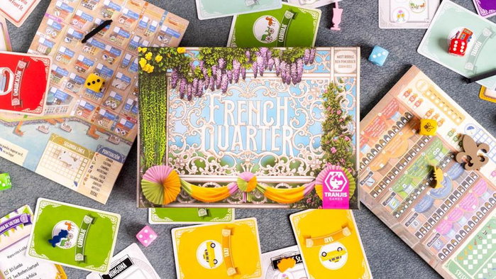 Tranjis Games French Quarter Jeu de société - Planification de route à Nouvelle-Orléans, solo ou multijoueur Tranjis Games French Quarter Jeu de société - Planification de route à Nouvelle-Orléans, solo ou multijoueur