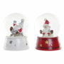 Boule de Noël DKD Home Decor Résine Verre Père Noël (2 pcs) (9.5 x 9.5 x 13.5 cm)