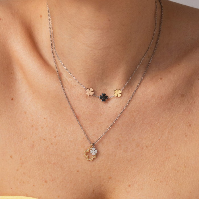 Collier Femme One Jewels OJLFN04SG Argenté