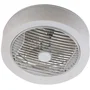 Farelek AIR-LIGHT CROWN - Ventilateur de plafond blanc 40 cm avec éclairage LED 24W, télécommande, rotation réversible, 3 vitesses