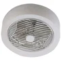 Farelek AIR-LIGHT CROWN - Ventilateur de plafond blanc 40 cm avec éclairage LED 24W, télécommande, rotation réversible, 3 vitesses