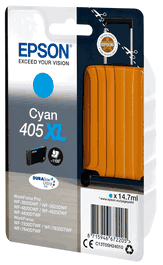 Epson C13T05H24010 - Cartouche d'encre Cyan XL 405XL pour imprimante Epson
