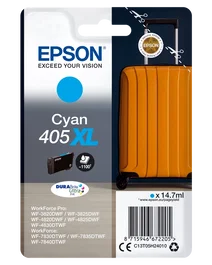 Epson 405XL Cyan Cartouche d'encre originale DURABrite Ultra C13T05H24010 - Haute capacité