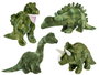 Beatriz - Peluche Dinosaure vert 33 cm - Modèle assorti aléatoire - Jeu en français