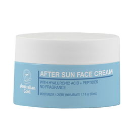 Australian Gold Crème Visage Hydratante Après-Soleil pour Rétablir l'Hydratation et Revitaliser la Peau - 50 ml