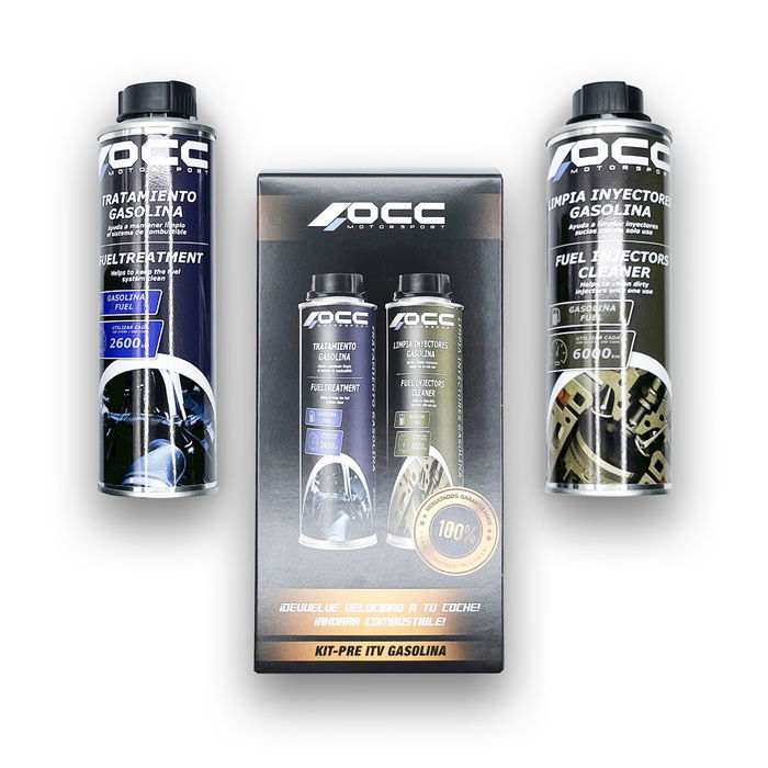 Occ Motorsport ZOCCA0006 Pack Traitement Essence Nettoyant Injecteurs Essence Préparation ITV Occ Motorsport ZOCCA0006 Pack Traitement Essence Nettoyant Injecteurs Essence Préparation ITV