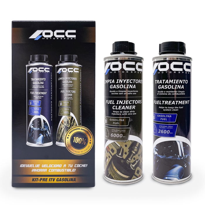 Occ Motorsport ZOCCA0006 Pack Traitement Essence Nettoyant Injecteurs Essence Préparation ITV Occ Motorsport ZOCCA0006 Pack Traitement Essence Nettoyant Injecteurs Essence Préparation ITV