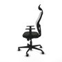 Chaise de Bureau avec Appui-tête Jorquera Piqueras y Crespo 1D036G1 Noir