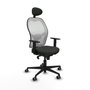Chaise de Bureau avec Appui-tête Jorquera Piqueras y Crespo 1D036G1 Noir