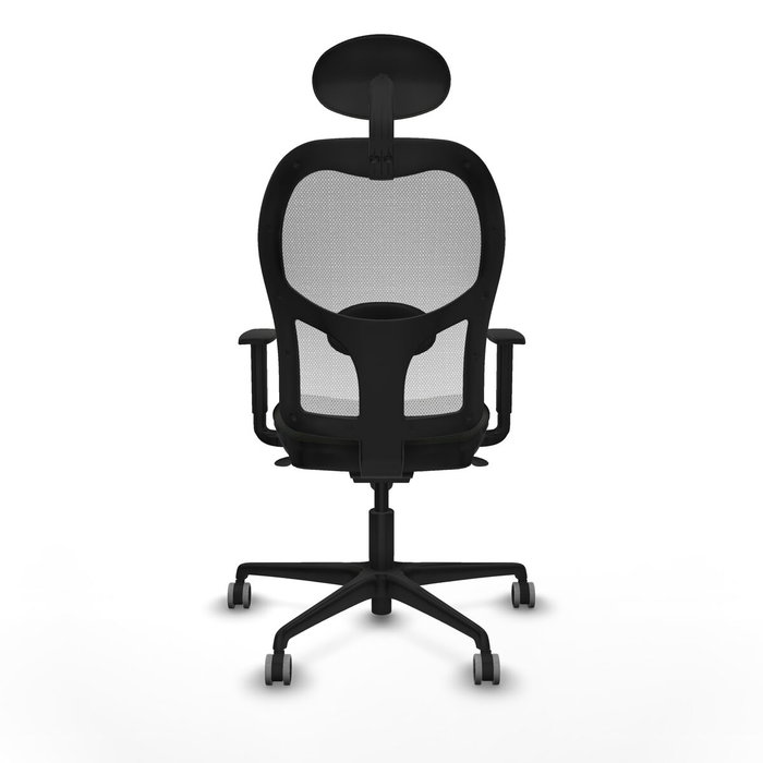 Chaise de Bureau avec Appui-tête Jorquera Piqueras y Crespo 1D036G1 Noir