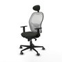 Chaise de Bureau avec Appui-tête Jorquera Piqueras y Crespo 1D036G1 Noir