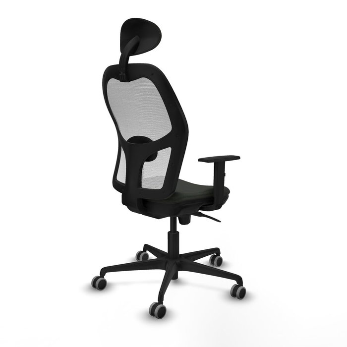 Chaise de Bureau avec Appui-tête Jorquera Piqueras y Crespo 1D036G1 Noir
