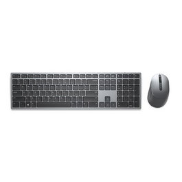 Dell KM7321W - Ensemble Clavier et Souris Sans Fil pour Multitâche (Bluetooth 5.0 & RF 2.4 GHz) - Pavé Numérique - 36 Mois Autonomie - Distribution Allemande (QWERTZ)