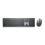 Dell KM7321W Pro Plus Clavier et Souris Sans Fil Bluetooth QWERTZ Allemand Gris Titanium