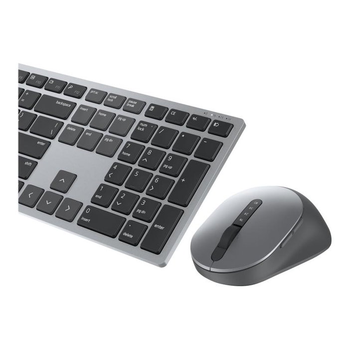 Dell KM7321W Pro Plus Clavier et Souris Sans Fil Bluetooth QWERTZ Allemand Gris Titanium Dell KM7321W Pro Plus Clavier et Souris Sans Fil Bluetooth QWERTZ Allemand Gris Titanium
