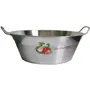 Baumalu Bassine à Confiture en Acier Inoxydable 38 cm avec Poignées - Compatible Tous Feux Induction - Réf. 340678
