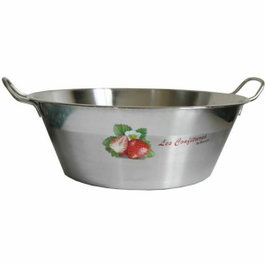 Baumalu Bassine à confiture et bol de stockage 38 cm en acier inoxydable, 9 L