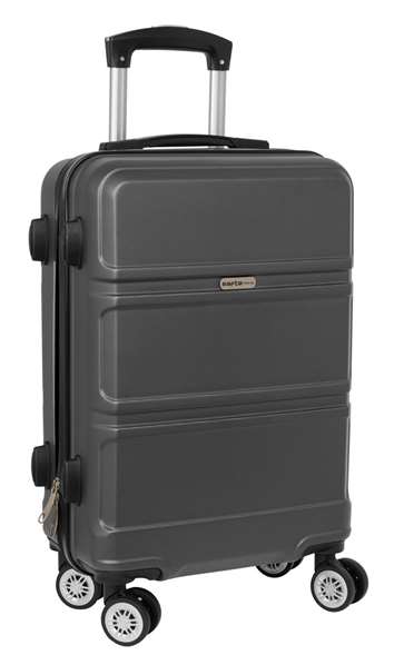 Safta SAFTA TRAVEL Valise Cabine 20 Pouces 34.5 x 55 x 20 cm en ABS Gris Foncé