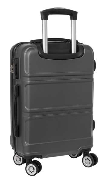 Safta SAFTA TRAVEL Valise Cabine 20 Pouces 34.5 x 55 x 20 cm en ABS Gris Foncé