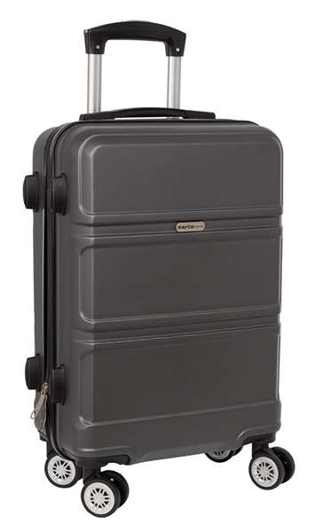 Safta SAFTA TRAVEL Valise Cabine 20 Pouces 34.5 x 55 x 20 cm en ABS Gris Foncé