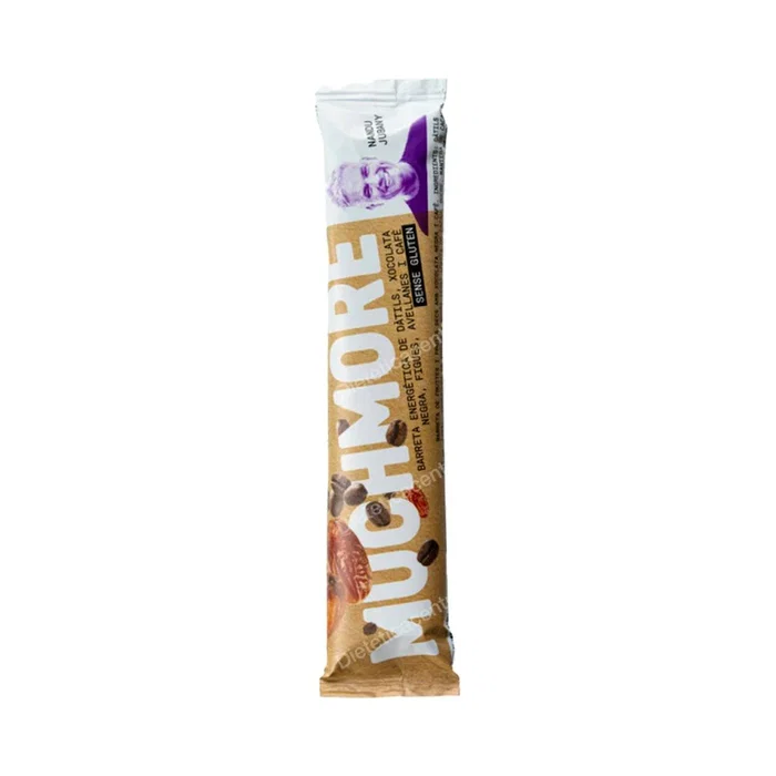 Muchmore Barre Énergétique Dattes Chocolat Noir Figue Noisette Café 35g Muchmore Barre Énergétique Dattes Chocolat Noir Figue Noisette Café 35g