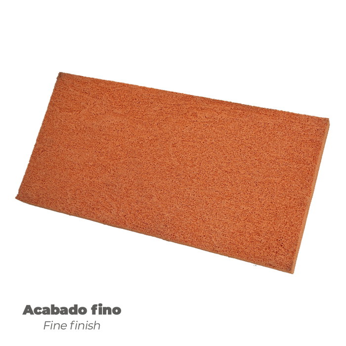 WOLFPACK LINEA PROFESIONAL Talocha en mousse orange avec manche en fibre 14x28 cm
