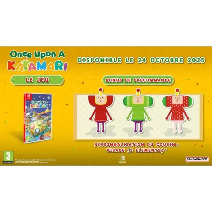Bandai Namco Entertainment Once Upon A Katamari - Jeu Nintendo Switch Version Française Standard - Action-Aventure - Multijoueur en ligne jusqu'à 4 joueurs