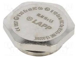 LAPP Chape SKINDICHT® BL-M ATEX M16 1,5 IP68 laiton nickel avec joint