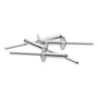Rapid Rivets XL 3.2x8mm - RAPID - Aluminium - Boîte de 50 rivets avec foret inclus pour fixation