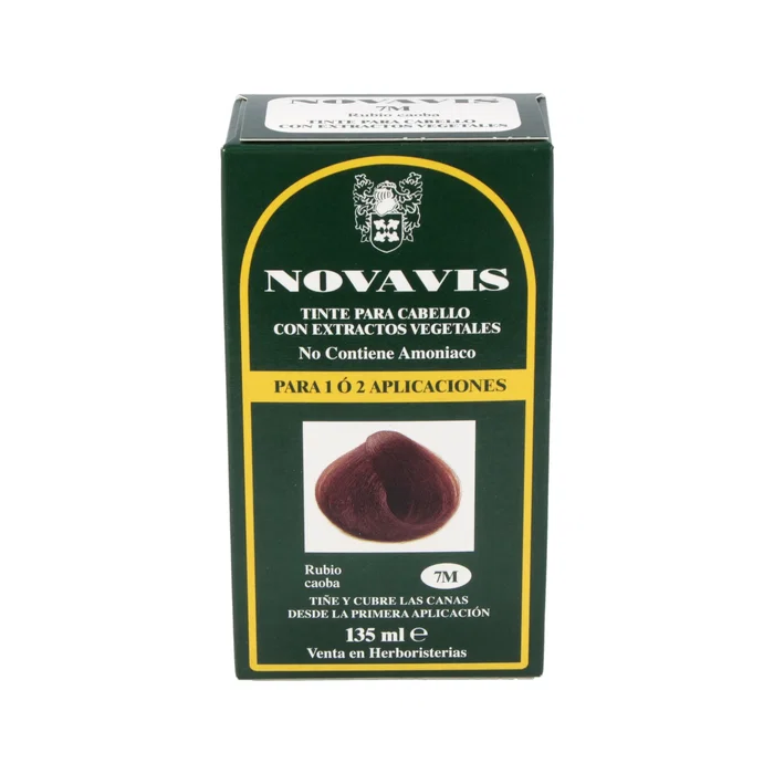 Novavis Tinte 7M Blond Acajou 135ml - Coloration Capillaire Sans Ammoniac Novavis Tinte 7M Blond Acajou 135ml - Coloration Capillaire Sans Ammoniac