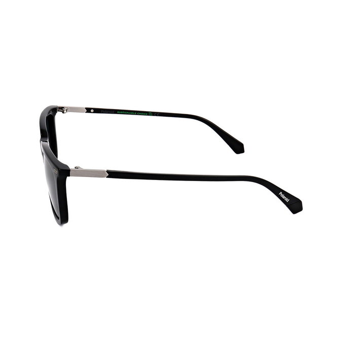 Polaroid 2117/S 807 Lunettes de soleil homme rectangulaires polyamide écologique branches métal verres polarisés UV400 55-18-145 mm