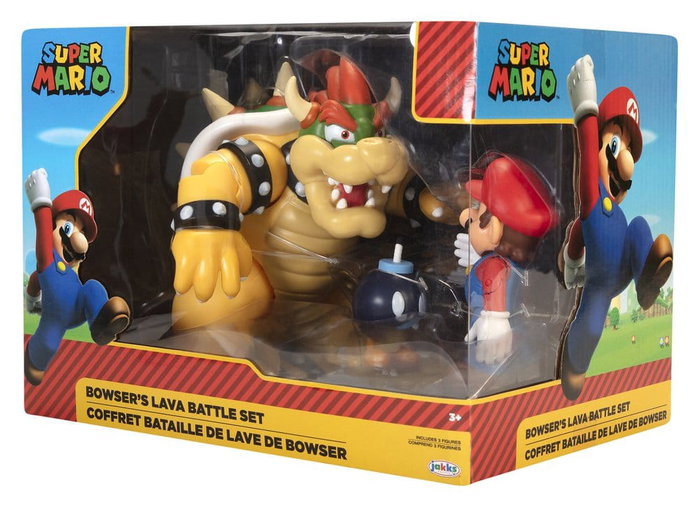 Jakks Pacific Super Mario VS. Bowser Lava Battle
